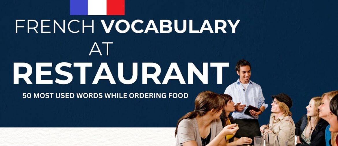50 Essential French Restaurant Words/Vocabulary, French With Danish 50 Essential French Restaurant Words/Vocabulary, French With Danish