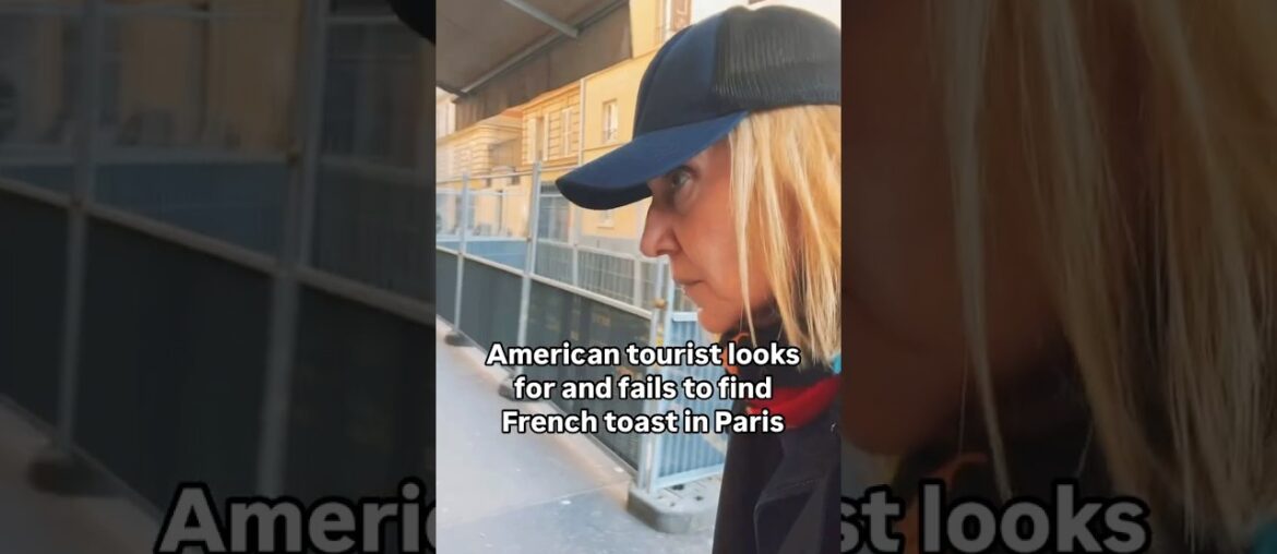 American tourist French Toast #shorts #comedy #comedian #paris #tourist