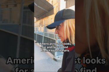 American tourist French Toast #shorts #comedy #comedian #paris #tourist