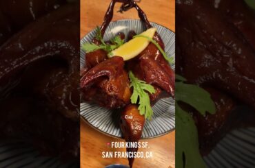 Sit down at SFs most coveted dining spot. Four Kings in San Francisco’s Chinatown! #sfeats #sffoodie