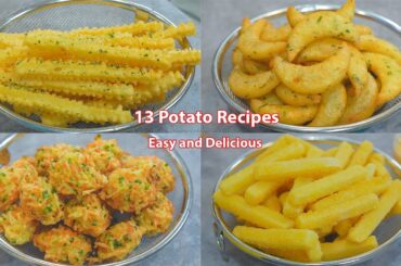 13 Amazing Potato Recipes! Collections ! French Fries , Potato Balls , Potato Snack, Potato Sticks