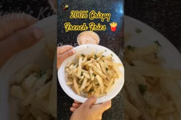 French Fries (No Fail Recipe) #frenchfries #shorts #virslshorts #trending