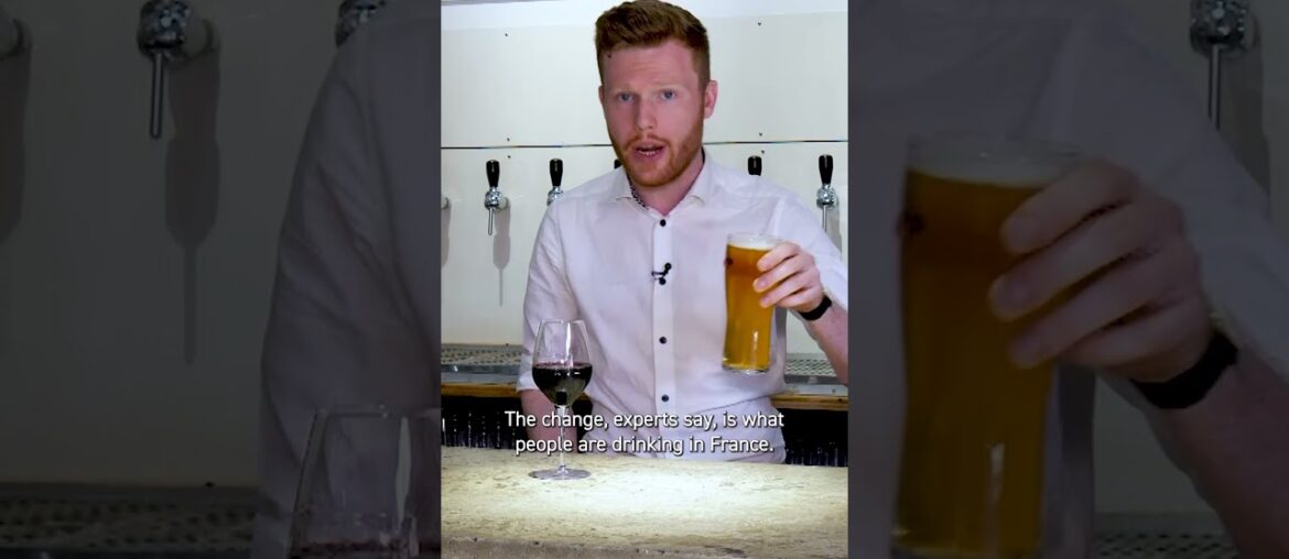 The French trade red wine for cold beer The French trade red wine for cold beer