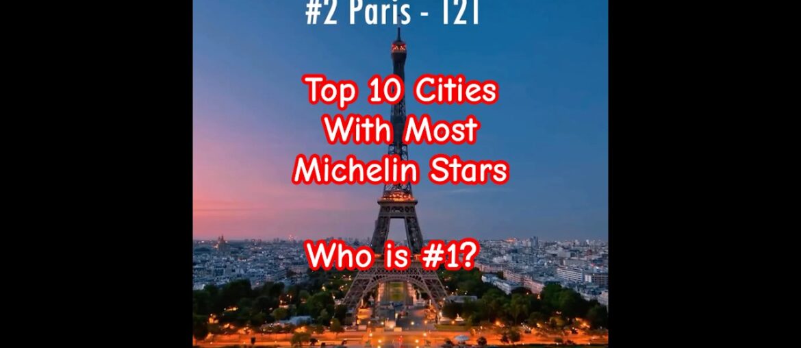 Michelin Stars Galore: 10 Food Capitals with the Most Michelin Stars #shorts #michelinrestaurant