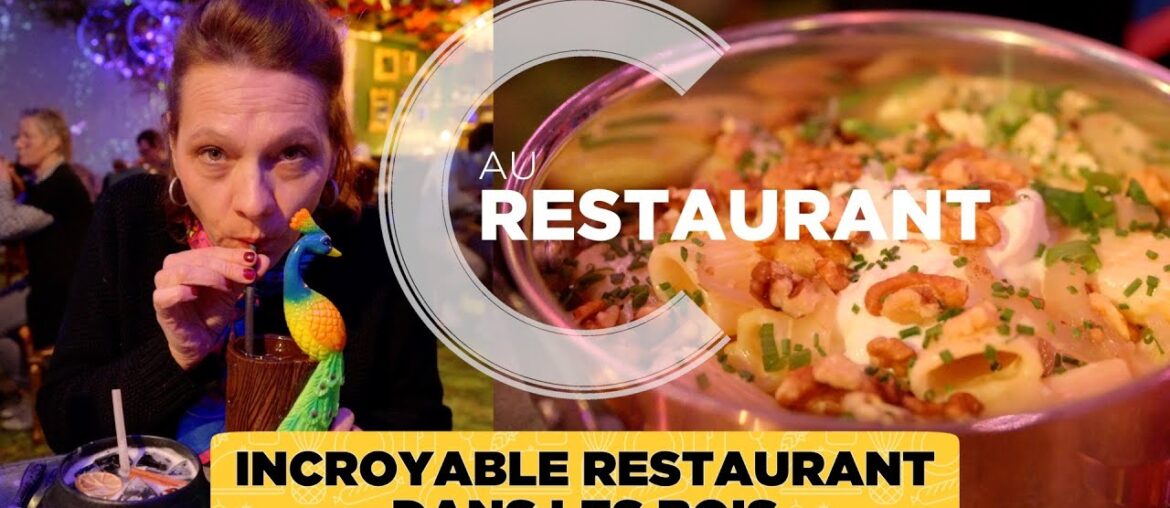 Incroyable restaurant dans les bois