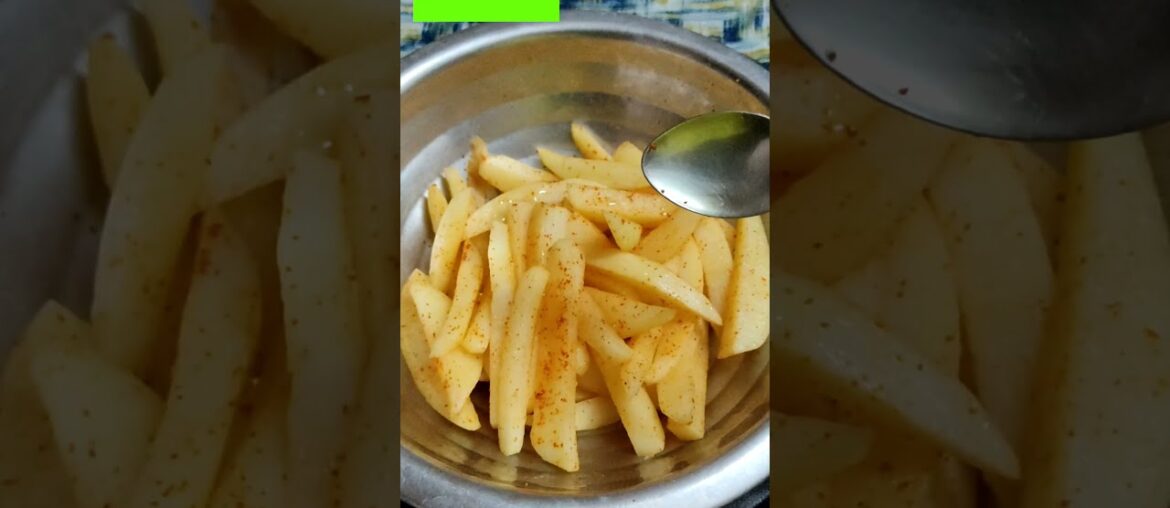 how to make french fries in microwave oven#shorts ##