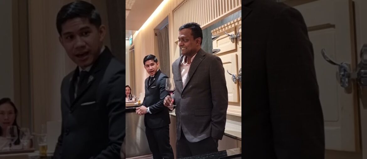 Japanese omakase and French wine pairing