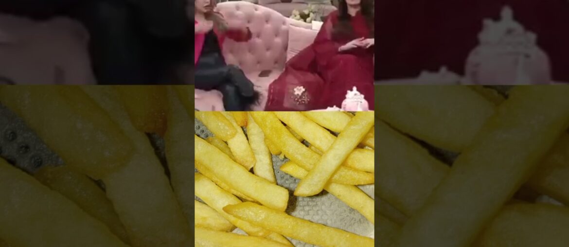 Sadia ne share ki fries ki recipe|How to make french fries #shorts#youtubeshorts#goodmorningpakistan