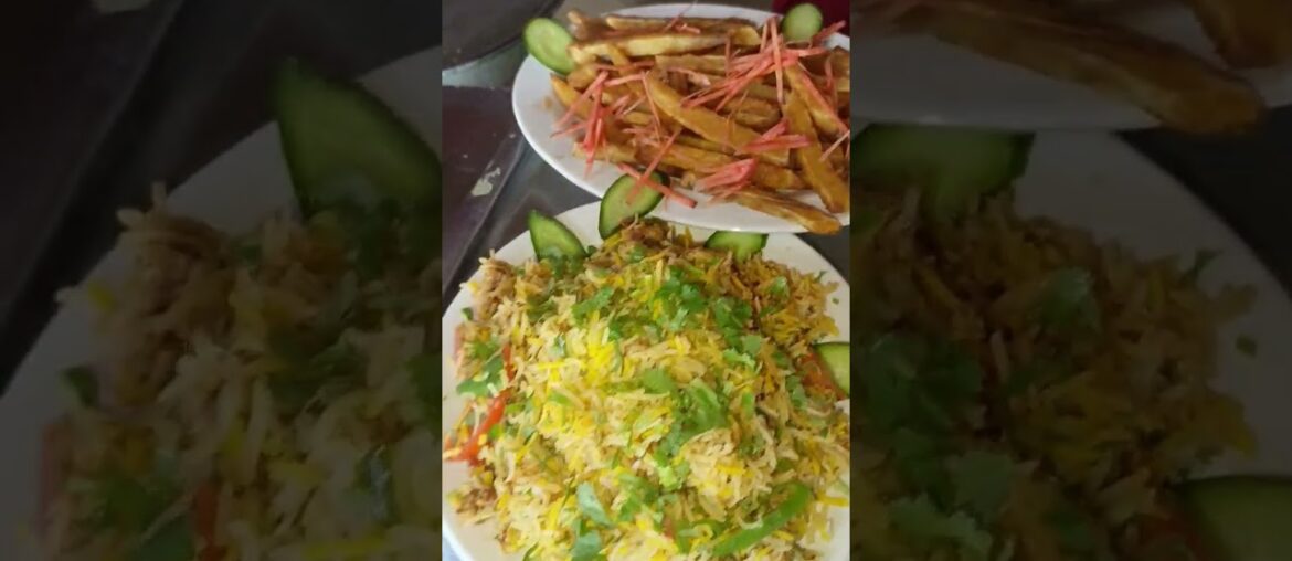 fast food french fries and Zinger burger Sindhi Biryani new recipe restaurant chef Muhammad Ali Shah
