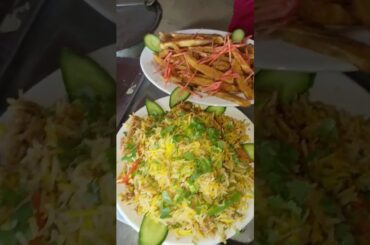 fast food french fries and Zinger burger Sindhi Biryani new recipe restaurant chef Muhammad Ali Shah