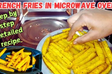 French fries recipe in microwave oven in hindi | Finger chips in microwave | Godej microwave oven