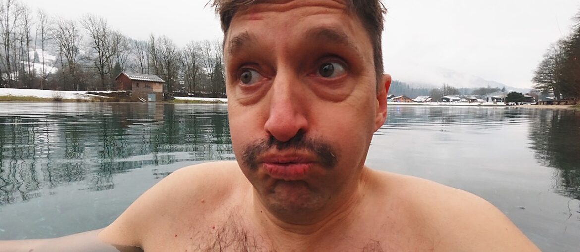 I went ice swimming and it was really cold I went ice swimming and it was really cold