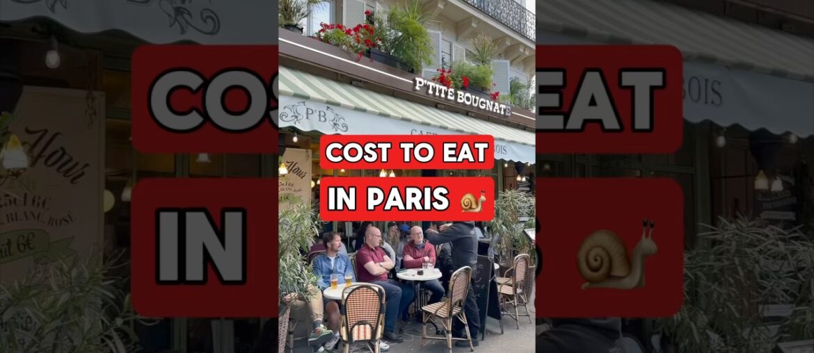What do restaurants cost in Paris France? #paristravelguide #parisfoodie #parisfrance