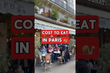 What do restaurants cost in Paris France? #paristravelguide #parisfoodie #parisfrance