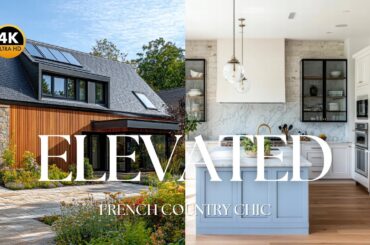 French Country Chic: Modern Living Room Makeover - Luxury Vinyl Flooring Tiles