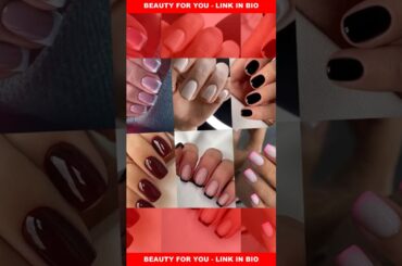 6 Packs 144 Pcs French Tip Press on Nails   Jsiallye Wine RedBlackMilky White Solid Color Short Squa