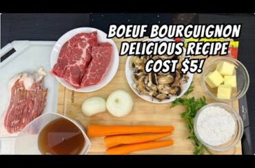 How to Make Authentic Boeuf Bourguignon | Classic French Beef Stew Recipe