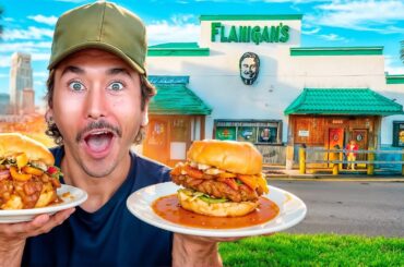 Eating at Florida's Most Popular Restaurants for 24 Hours!