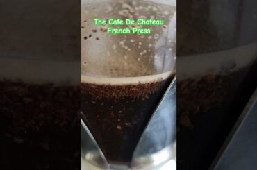 How I French Press My Coffee with the Cafe Du Chateau French Press.  #food #coffee #diy