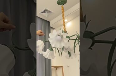 French Ceiling Lily Of The Valley Flower Lamp Dining Room Bedroom Lamp#pendantlight #light#bedrooms
