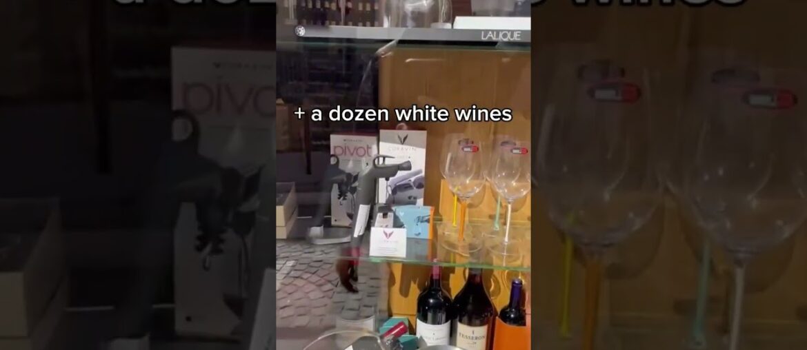 Saint Emillion Wine Merchant using Coravin