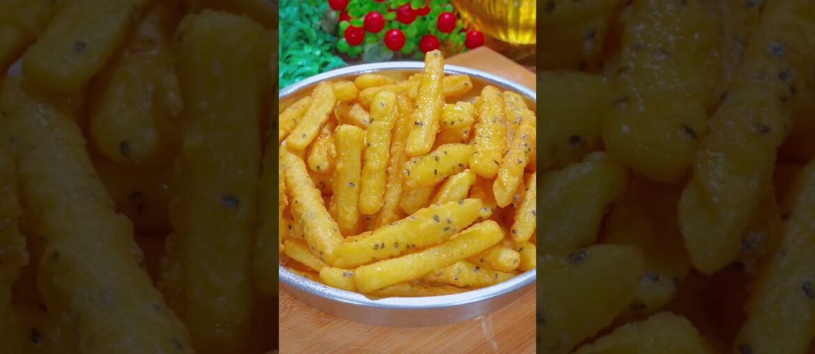 I learned this trick in a famous restaurant, Now I only make French Fries like this #shorts #Fries