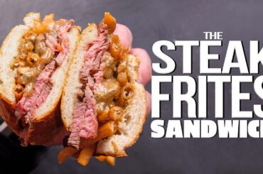 THE VIRAL STEAK FRITES SANDWICH TAKING OVER THE INTERNET (BEST SANDWICH EVER?) | SAM THE COOKING GUY