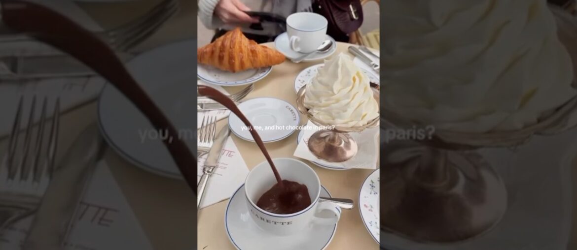 French Hot Chocolate Is The BEST #shorts