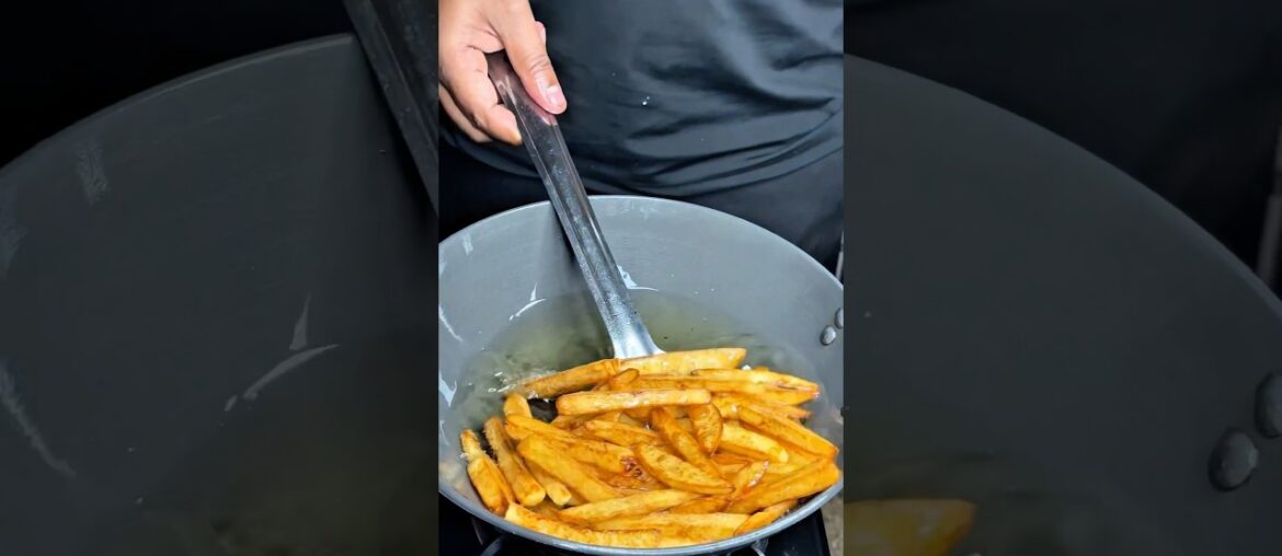 Viral French Fries Recipe ASMRCooking #food #shorts #cooking  #indianasmrworld #asmr