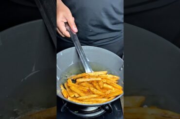 Viral French Fries Recipe ASMRCooking #food #shorts #cooking  #indianasmrworld #asmr