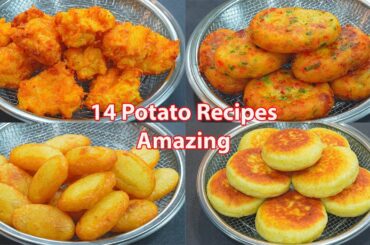 14 Amazing Potato Recipes!! Collections ! French Fries , Potato Chip , Potato Snack, Potato cakes!