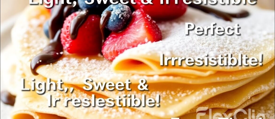 "Delicious Crepes Recipe: French Cuisine at Its Best"@CS.Food24 #food ,#recipe,#cooking,#trending,