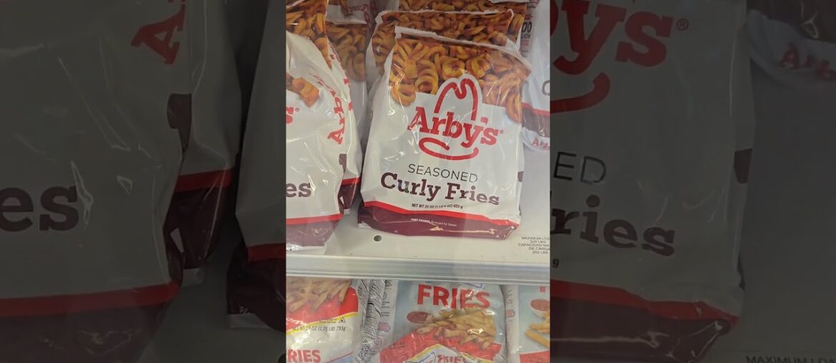 Arby's Curly Fries & Red Robin Steak Fries in the Frozen Section #shorts