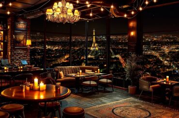 Elegant Jazz Saxophone in Paris Luxury Bar Ambience - Relaxing Background Music for Stress Relief