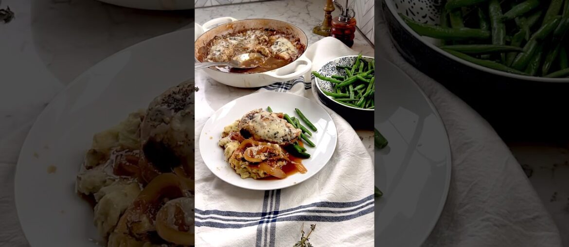 One-Pan French Onion Chicken Recipe One-Pan French Onion Chicken Recipe