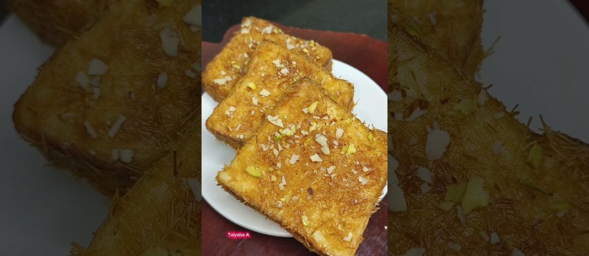 French Toast Kunafa #ramzan #viral #shorts