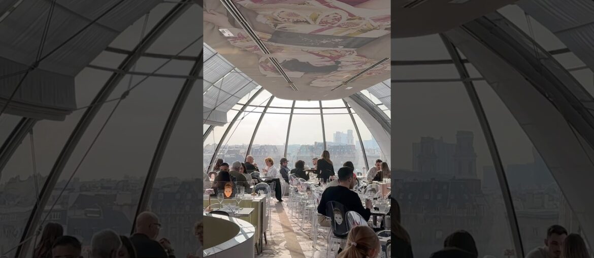 Dining above the rooftops of Paris at Kong where elegance, flavor, and stunning views come together