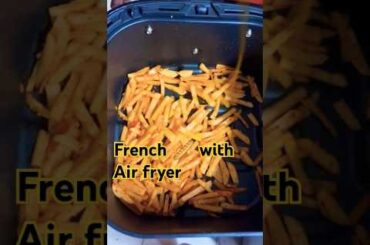 French fries With Air fryer//  Quick  _ 6 Min HACK  #food  #airfryerrecipes  #yt