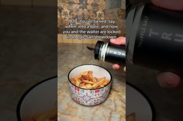 Truffle fries: a gourmet fusion of luxury & simplicity #food