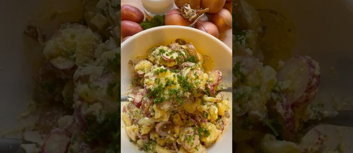 Fresh French Potato Salad #food #baking #recipe #easyrecipe #cooking #foodie #dinnerrecipe #spring