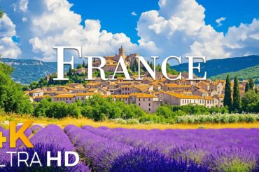 France 4K - Scenic Relaxation Film With Calming Music - 4K Video Ultra HD