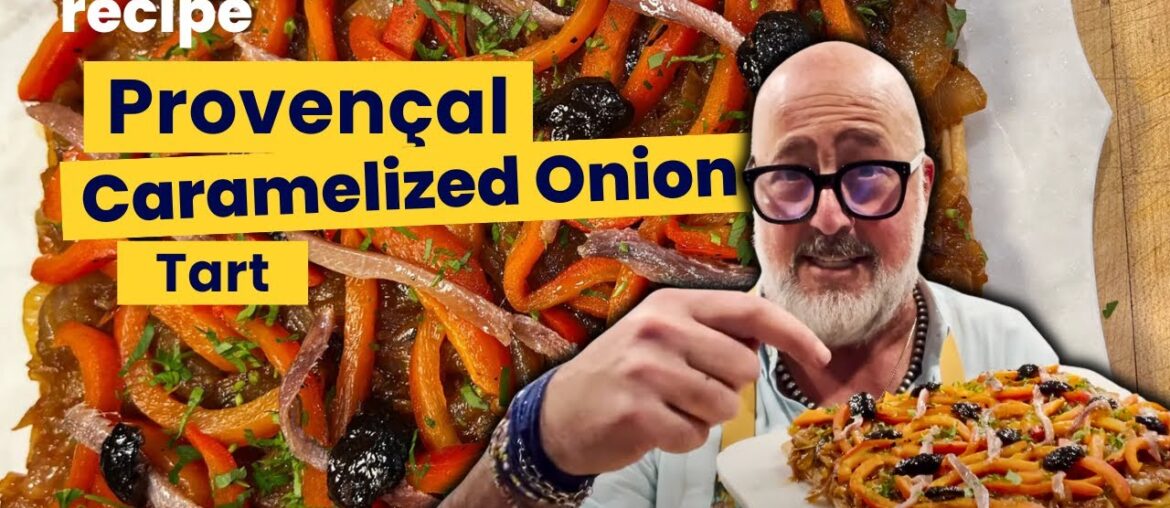 Recipe: Pissaladiere, Traditional French Tart with Caramelized Onions and Anchovies