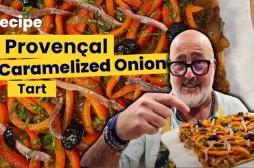 Recipe: Pissaladiere, Traditional French Tart with Caramelized Onions and Anchovies