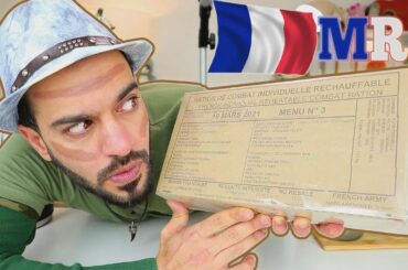 Experience eating French Army's 24h meal, RCIR Ration MRE Review & Eating Show.