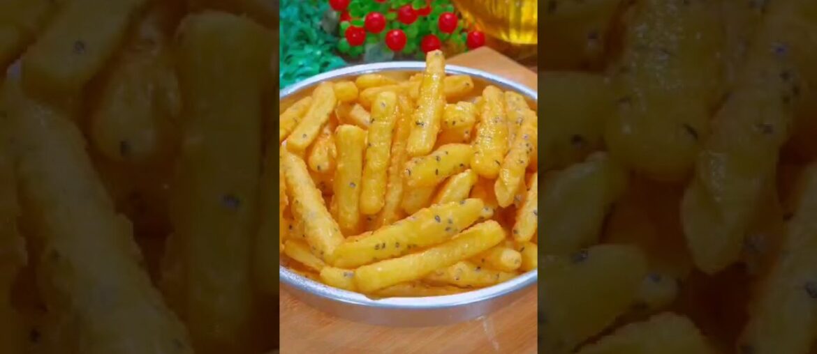 How to Make Perfectly Crispy French Fries (At Home) #shorts #youtubeshorts #french fries #food