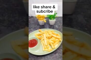 Super easy homemade crispy french fries#subscribe #like #foodshorts #fry #cooking #recipe #follow