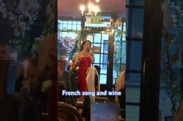 French song with a French wine #cellarmagnifique #frenchsong #frenchwine
