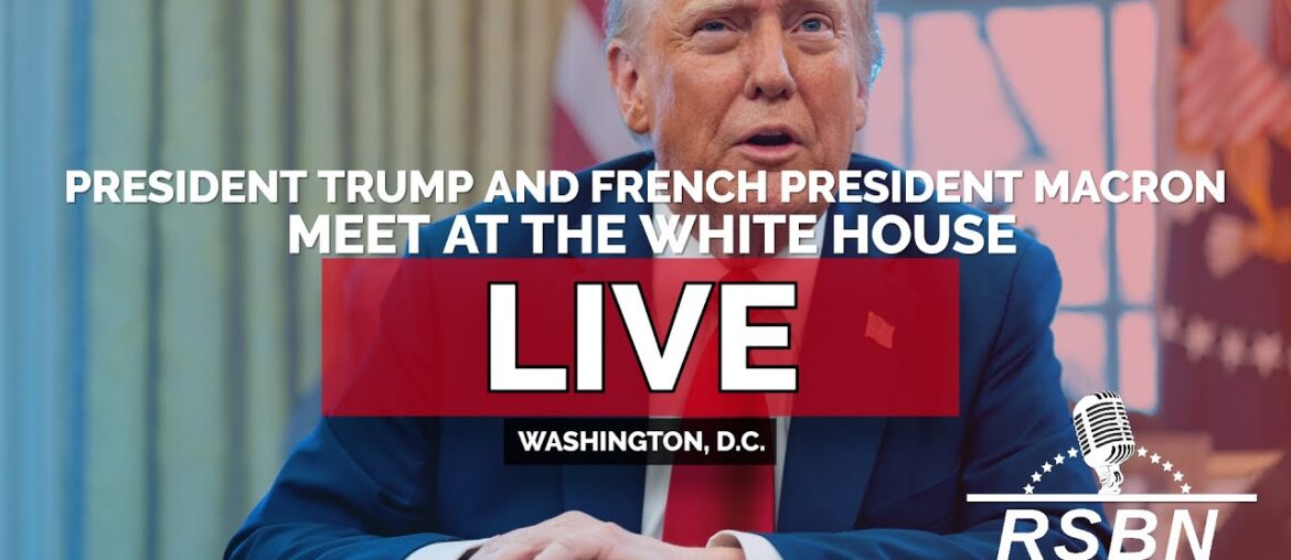 LIVE REPLAY: President Trump and French President Macron Meet at The White House - 2/24/25