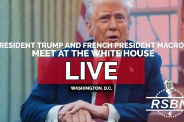 LIVE REPLAY: President Trump and French President Macron Meet at The White House - 2/24/25