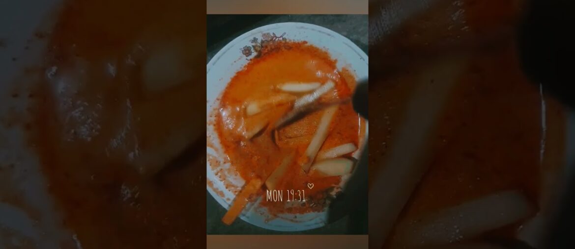 #French fries  recipe # Home made testy  fast food #following #Radhakidiwani 13